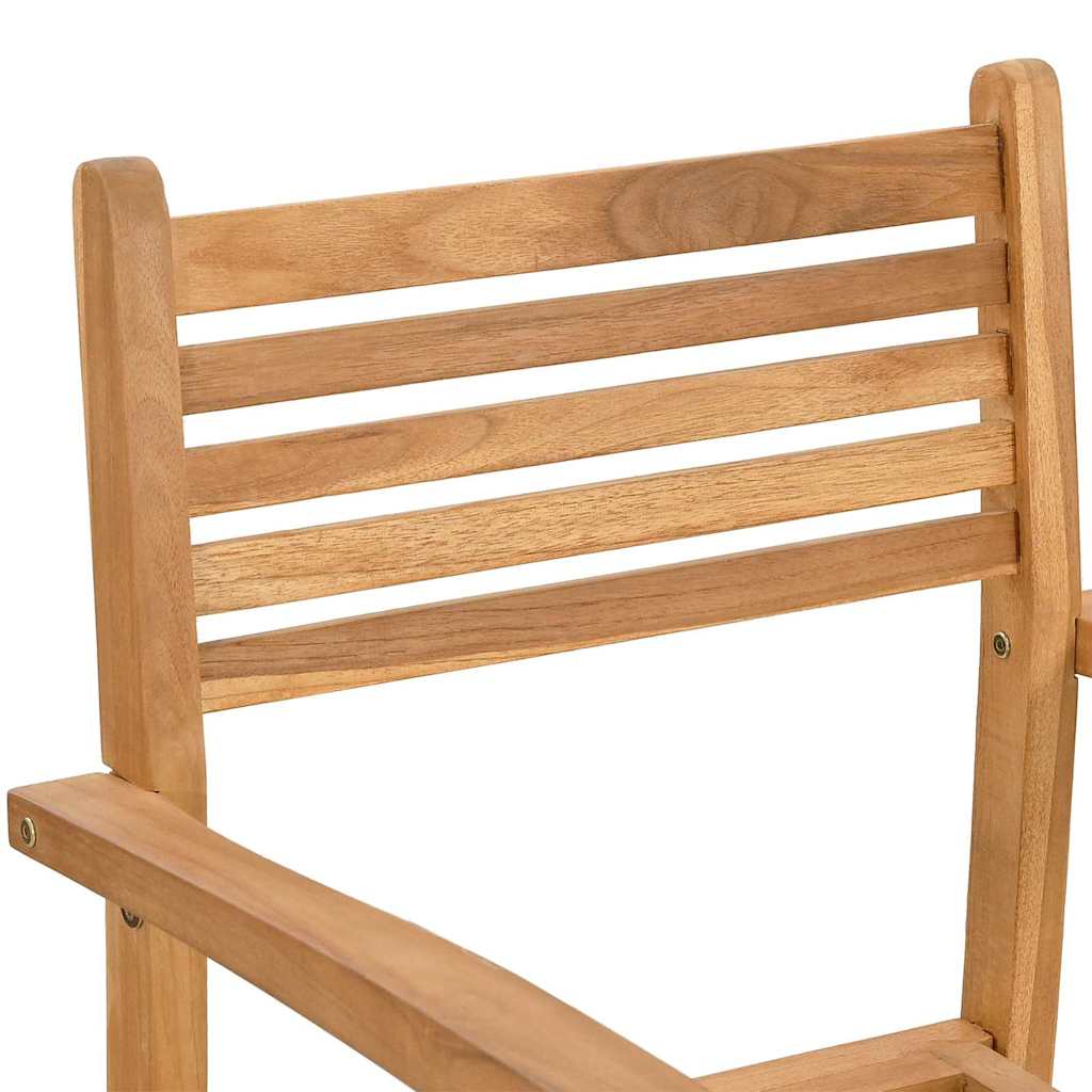 Stolica 6 pcs Smeđa 56 x 55 x 90.5 cm Čvrsto teak drvo