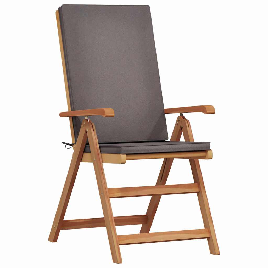 Vrtna stolica 4 pcs Smeđa i siva 57 x 71,5 x 104 cm