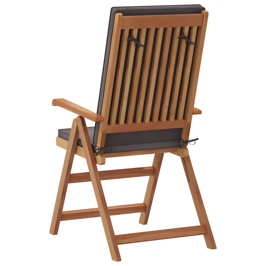 Vrtna stolica 4 pcs Smeđa i siva 57 x 71,5 x 104 cm
