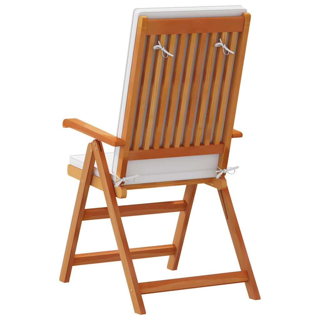 Vrtna stolica 6 pcs Smeđa i bijela 57 x 71,5 x 104 cm