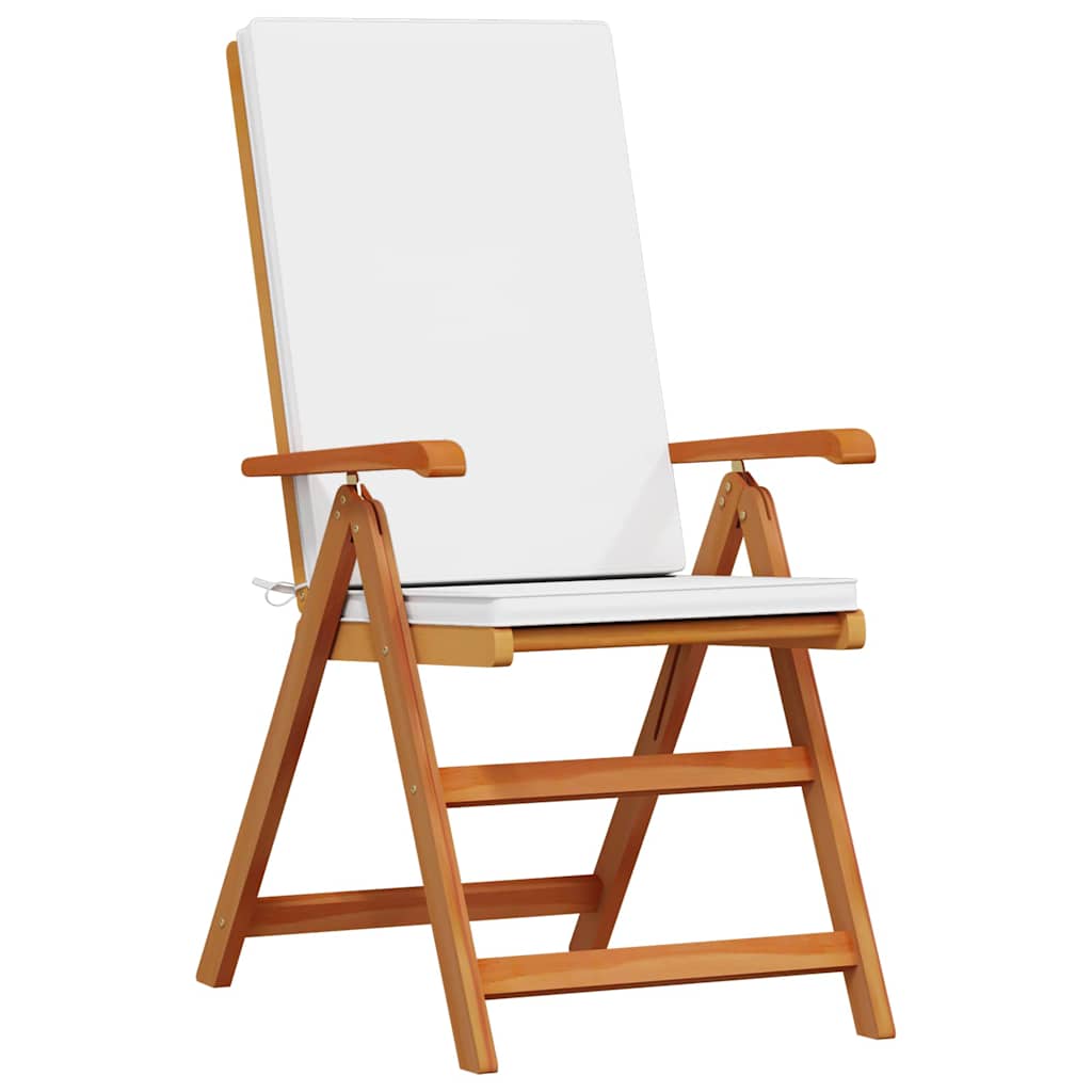 Vrtna stolica 8 pcs Smeđa i bijela 57 x 71,5 x 104 cm