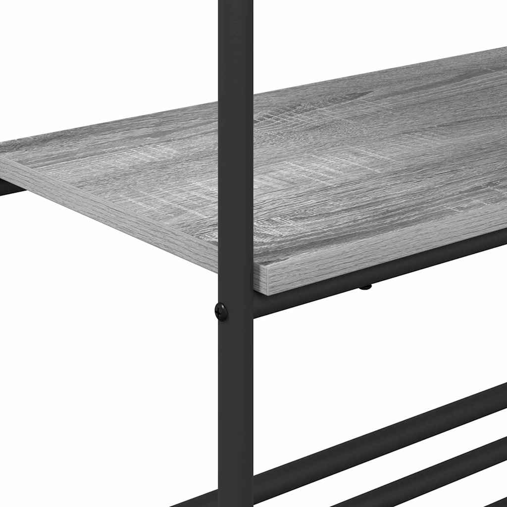 Stalak za odjeću s policom Sivi hrast sonoma 60 x 30 x 171 cm