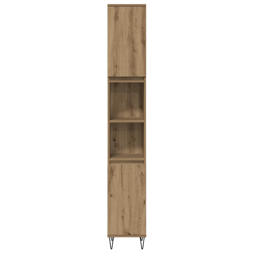 Set namještaja za kupaonicu s policom 3 pcs Umjetnički hrast