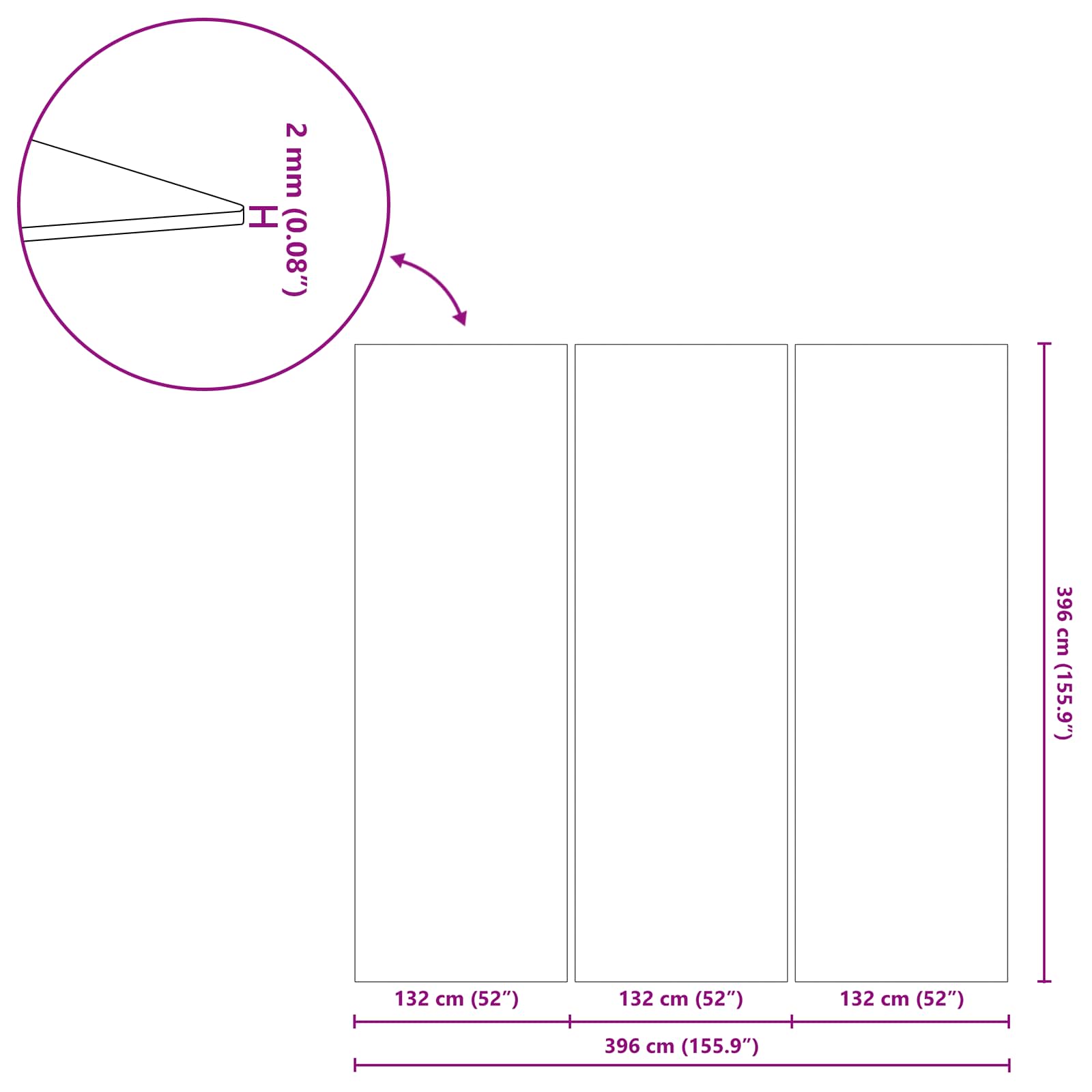 Podni sheet za bazen Crna 396 x 396 x 0,1 cm Neslojno platno