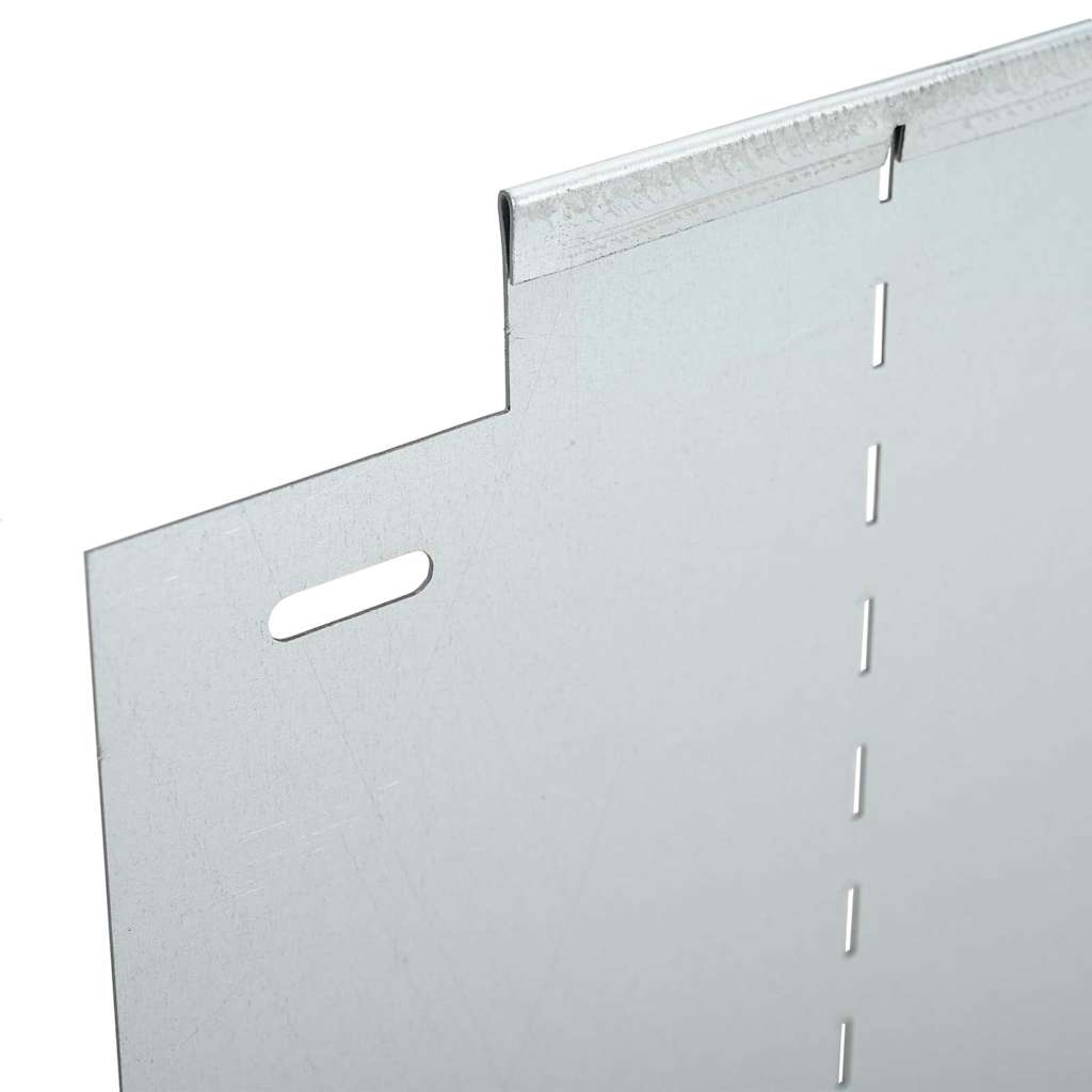 Rubnjaci za travnjak 5 pcs Srebrno 100 x 25 x 0,07 cm