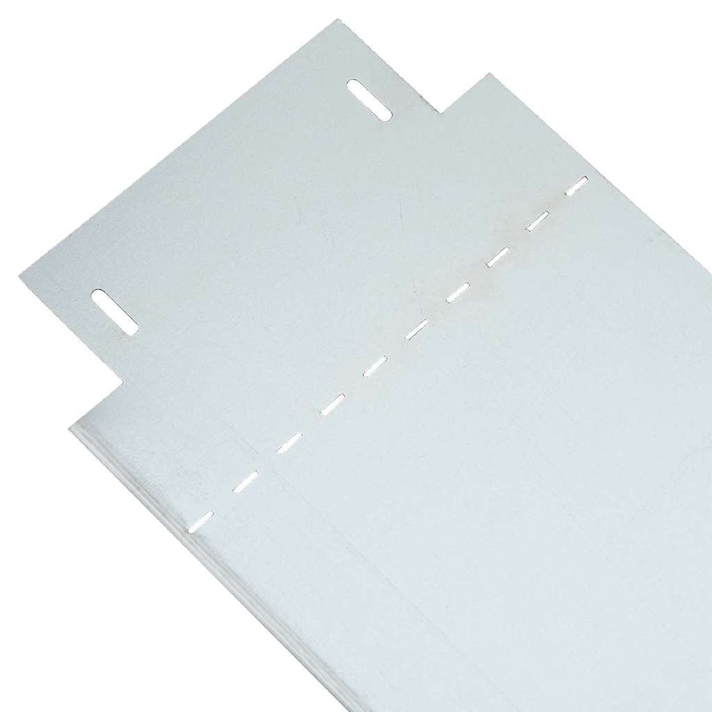 Rubnjaci za travnjak 10 pcs Srebrno 100 x 25 x 0,07 cm