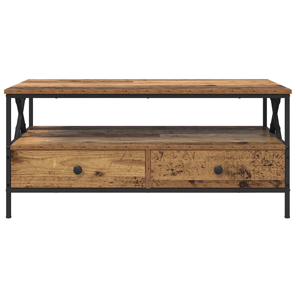 with Drawer Staro drvo 100 x 51 x 45 cm Konstruirano drvo