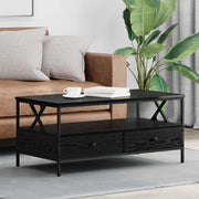 with Drawer Crni hrast 100 x 51 x 45 cm Konstruirano drvo