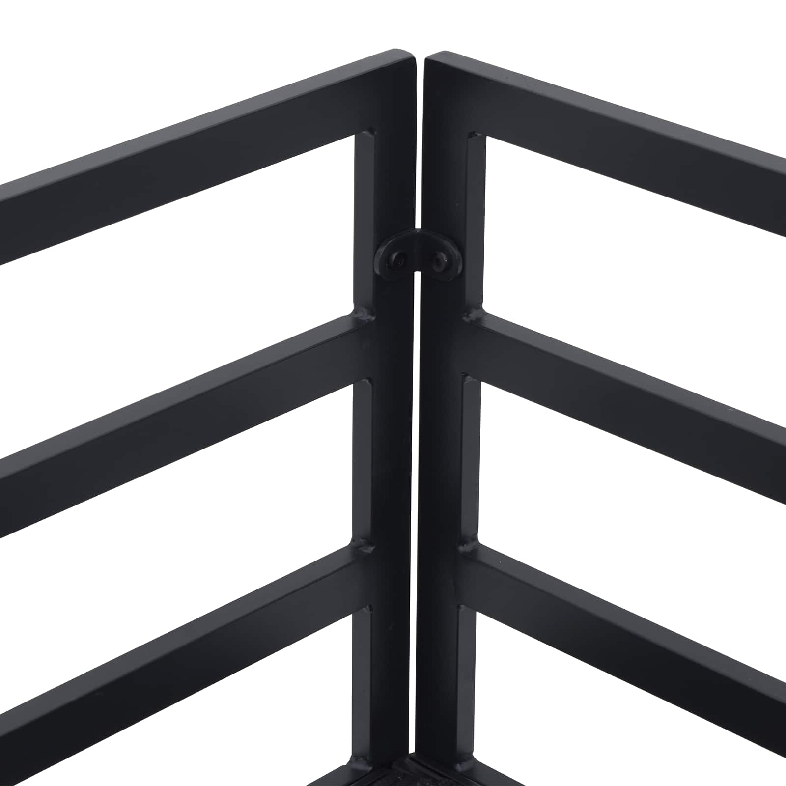Sjedeća garnitura za vrt s jastukom 8 pcs Crna Aluminij