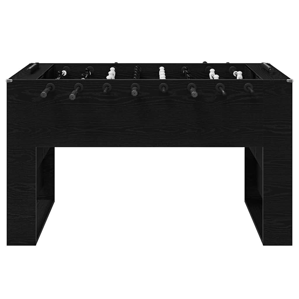 Fuzbal Stol Crni Hrast 146,5 x 74 x 85 cm Konstruirano drvo