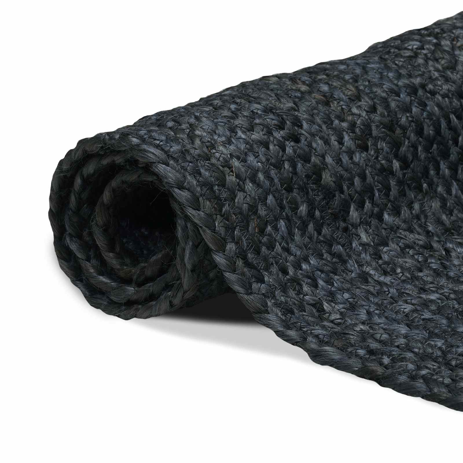 Tepisi za područja Pravokutni Tamnosiva 120 x 120 cm Juta