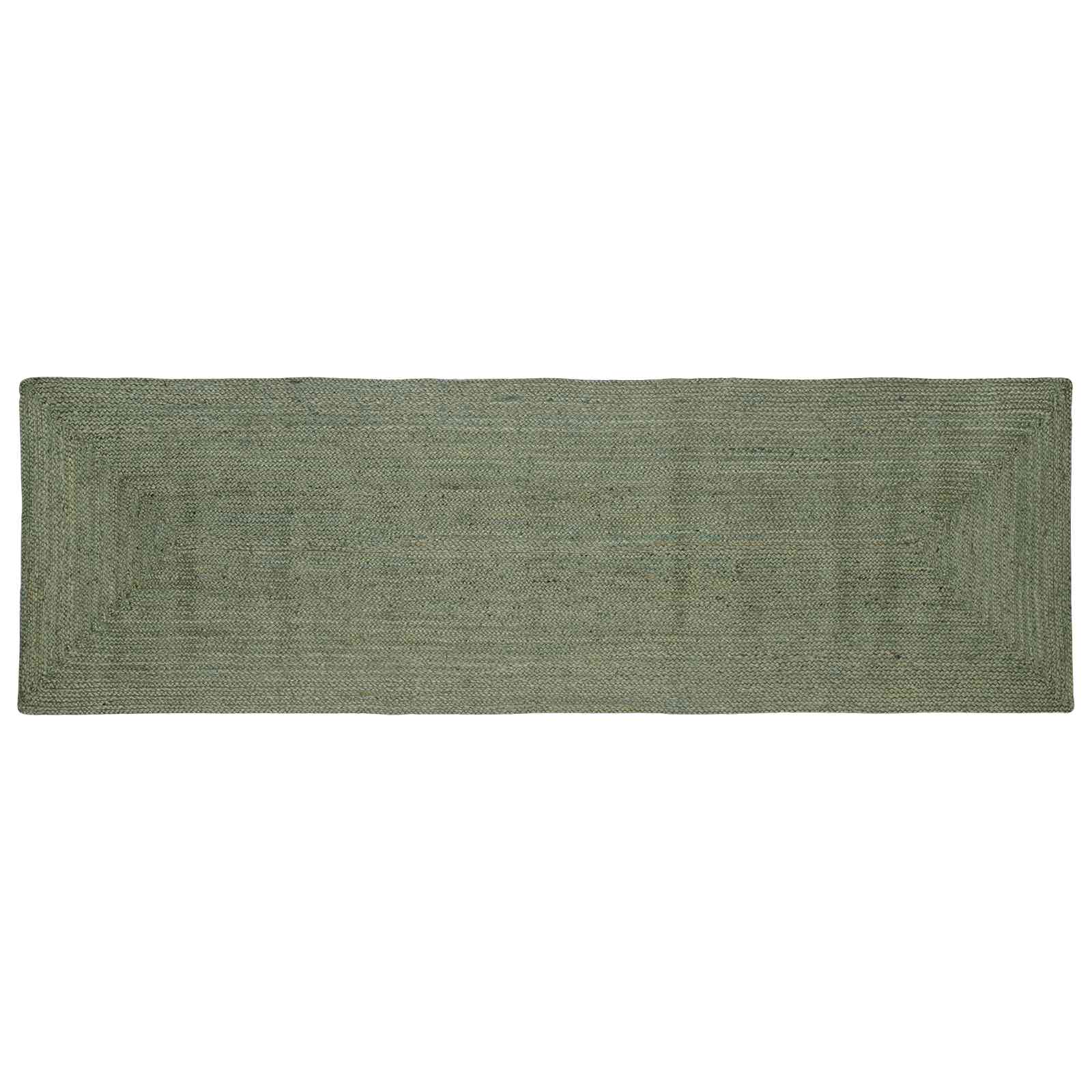 Tepisi za područja Pravokutni Maslinastozelena 80 x 250 cm Juta