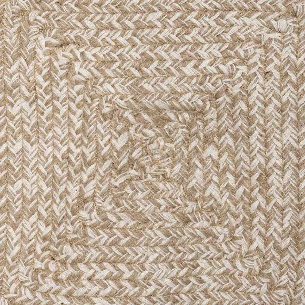 Tepisi za područja Prirodna i bijela 80 x 150 cm Juta