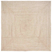 Tepisi za područja Prirodna i bijela 200 x 200 cm Juta
