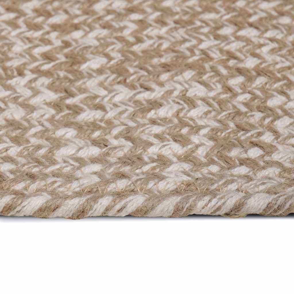 Tepisi za područja Prirodna i bijela 200 x 290 cm Juta