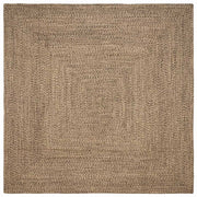 Tepisi za područja Prirodna i crna 300 x 300 cm Juta