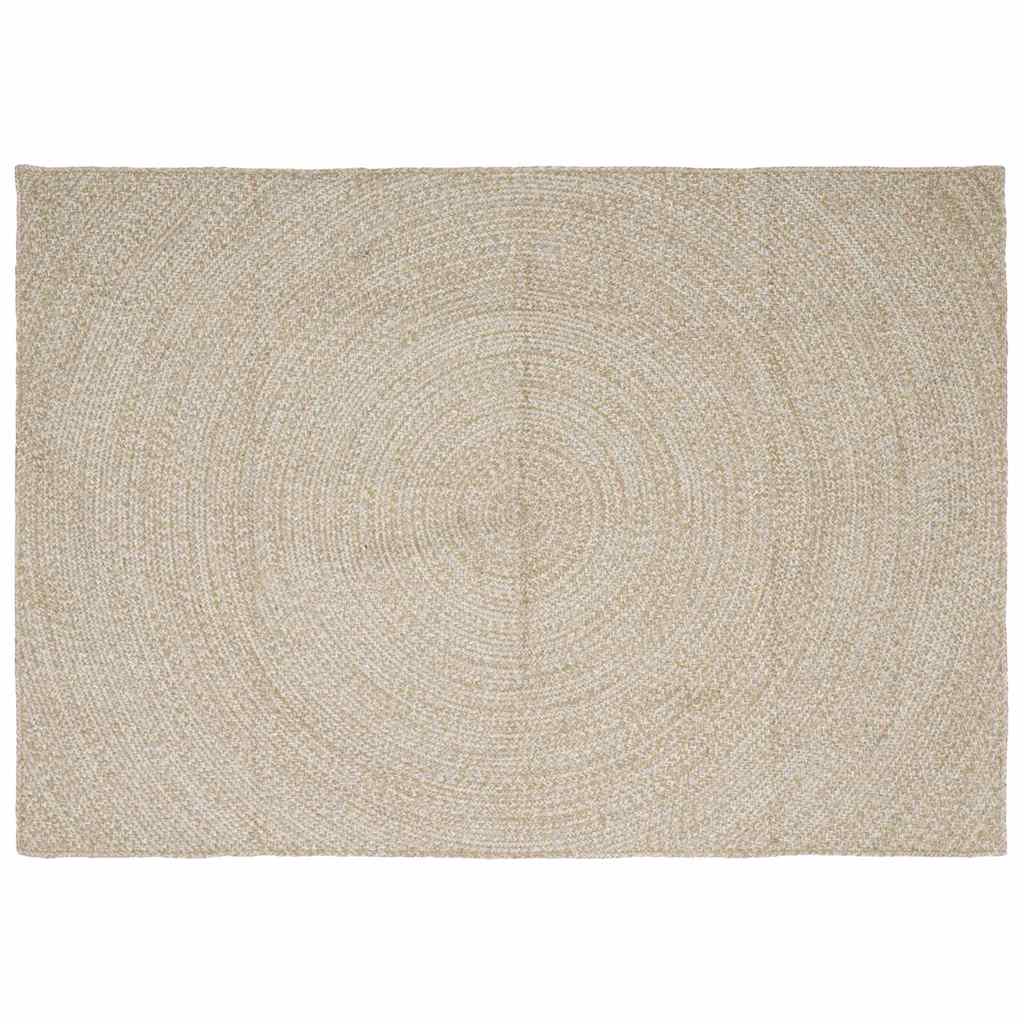 Tepisi za područja Prirodna i bijela 240 x 340 cm Juta