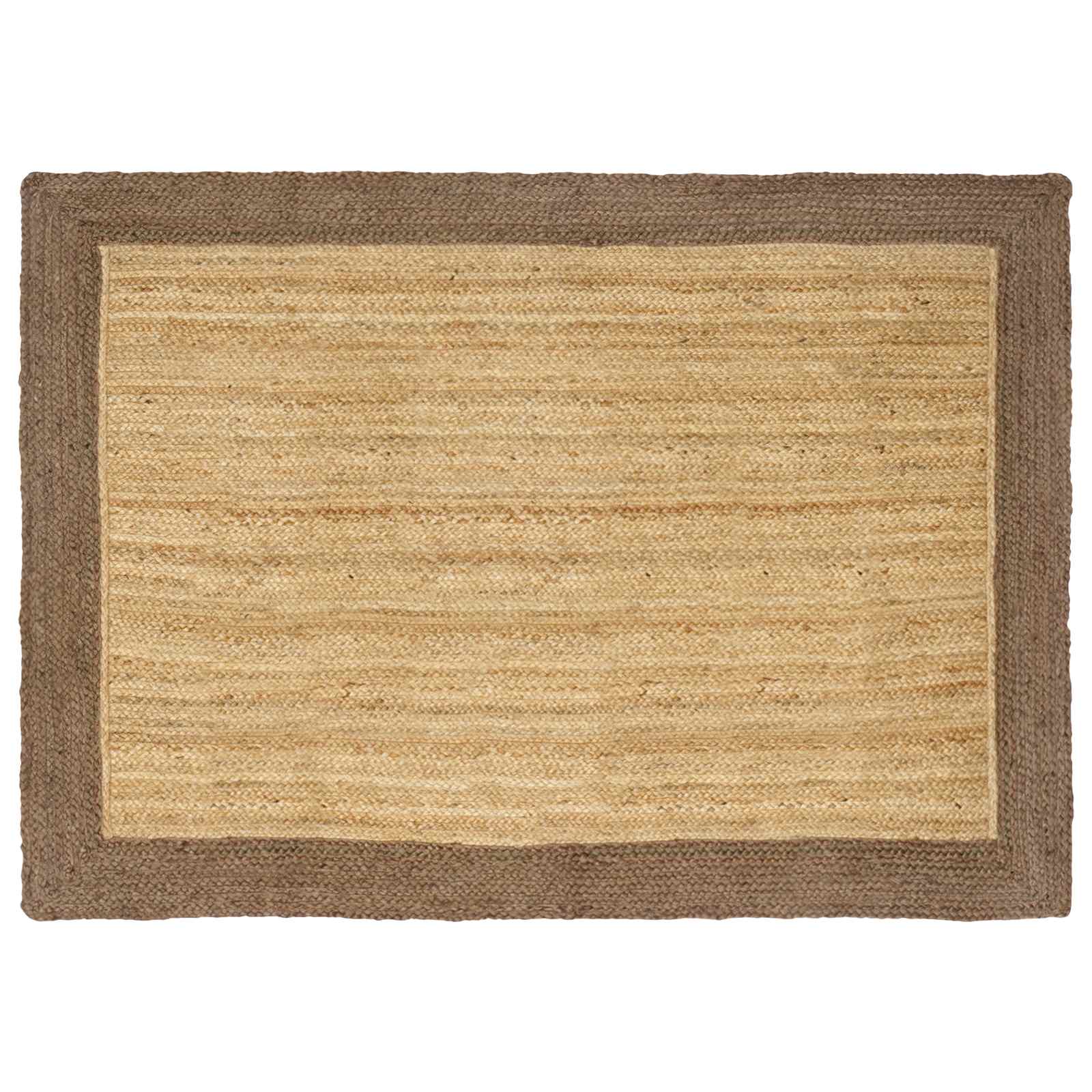 Tepisi za područja Siva 120 x 170 cm Juta