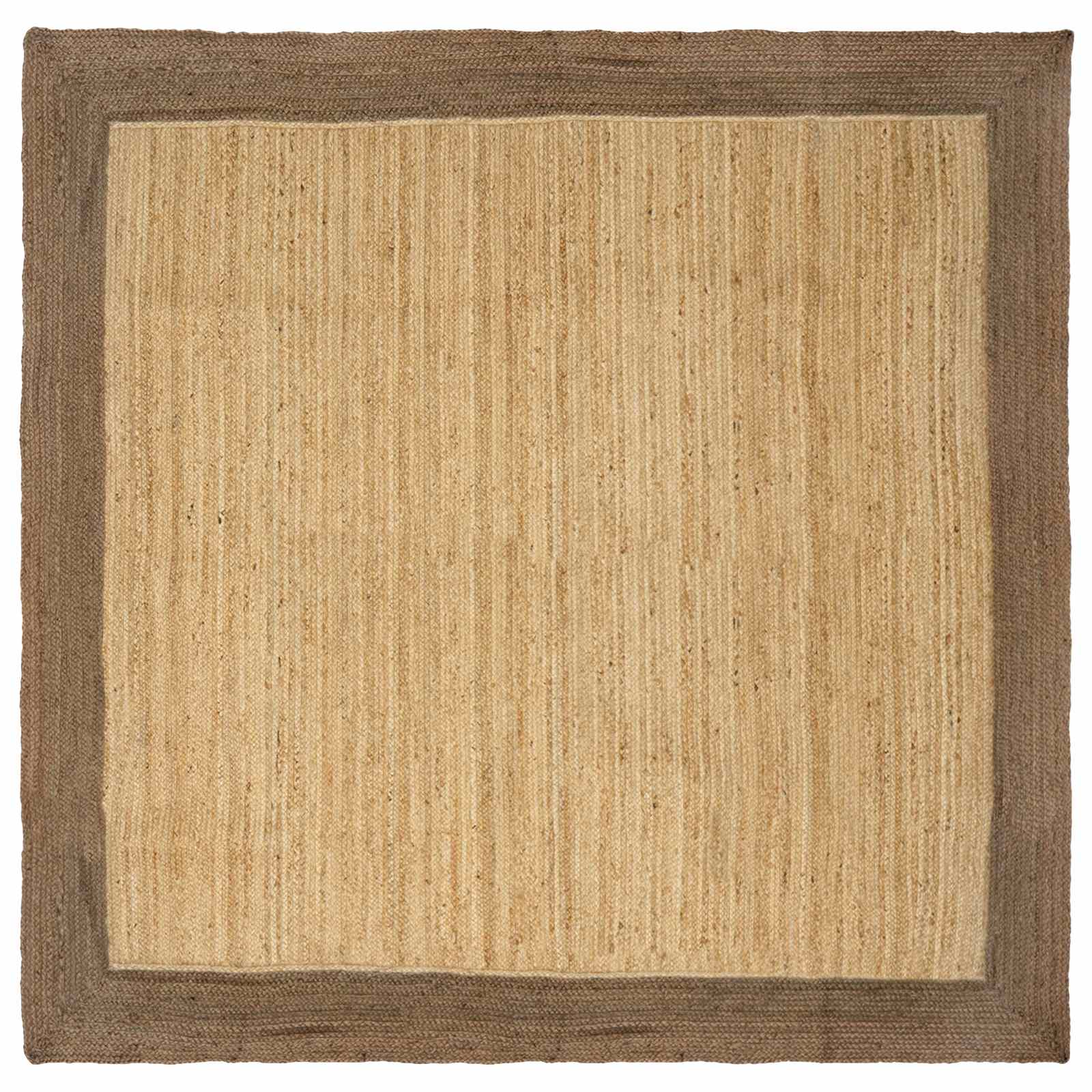 Tepisi za područja Siva 200 x 200 cm Juta