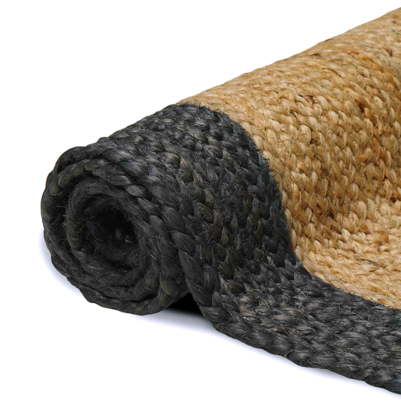 Tepisi za područja Tamnosiva 240 x 240 cm Juta