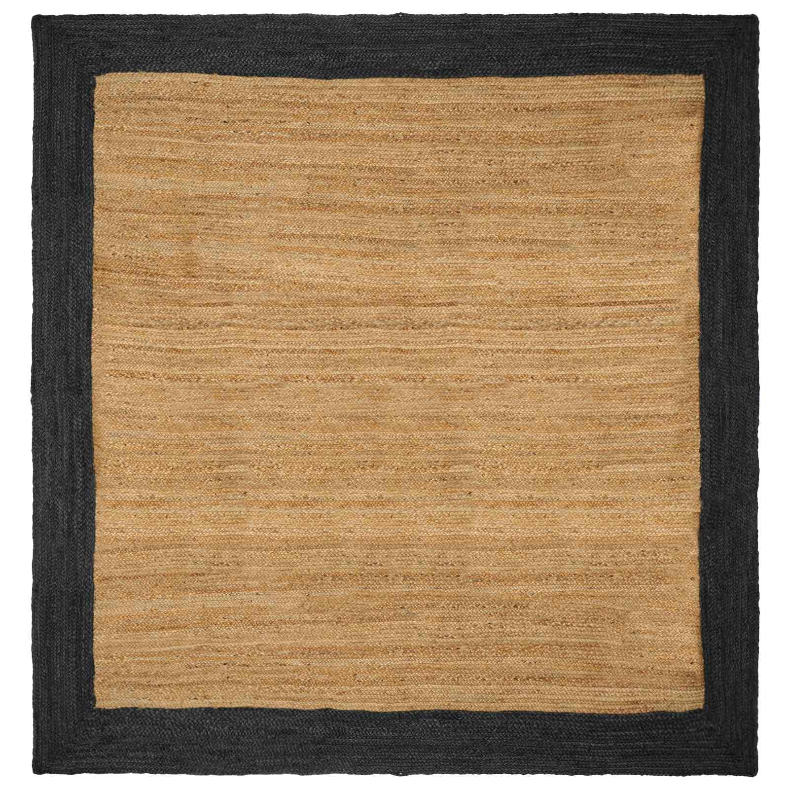 Tepisi za područja Tamnosiva 300 x 300 cm Juta