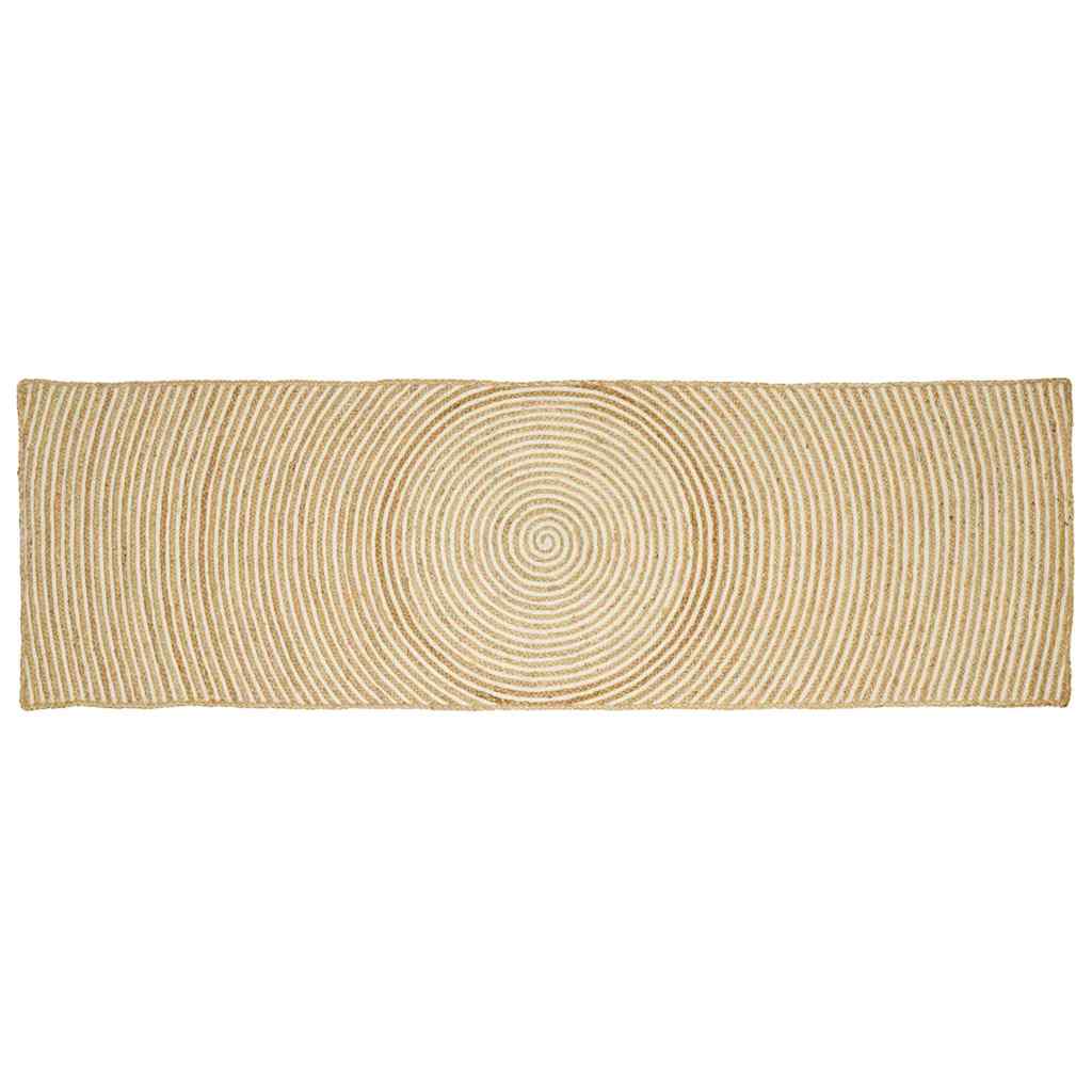 Tepisi za područja Bijela 80 x 250 cm Juta