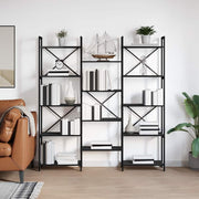 Polica Crni hrast 156 x 25 x 167 cm Konstruirano drvo