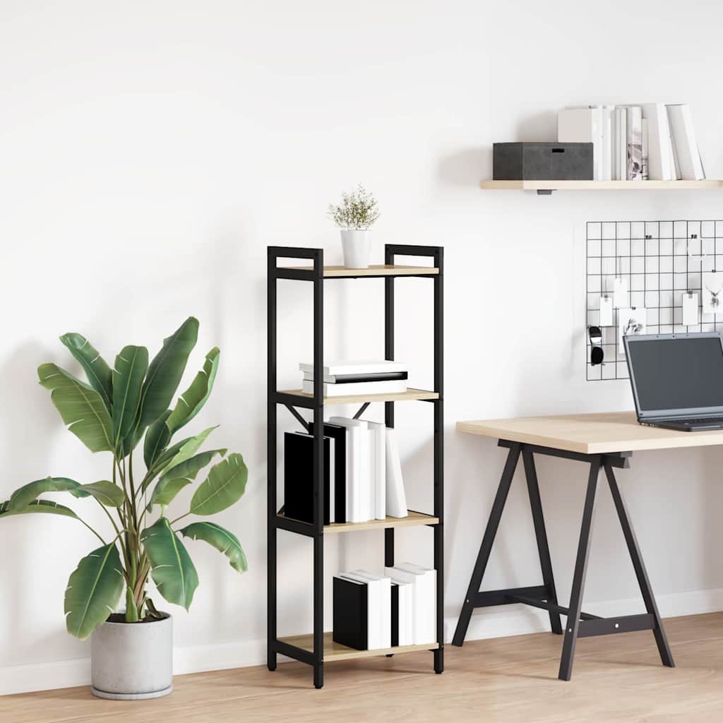 Polica Sonoma hrast 40 x 30 x 119 cm Konstruirano drvo