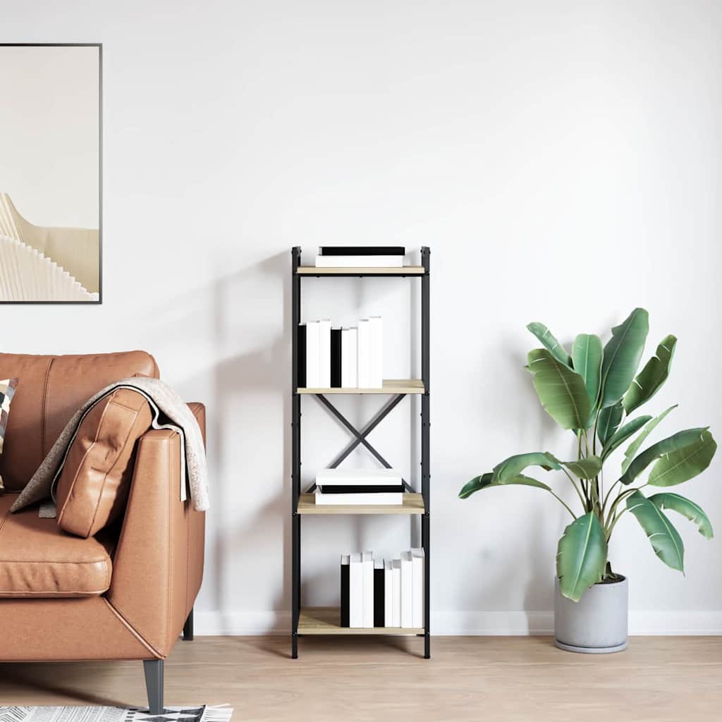 Polica Sonoma hrast 40 x 30 x 119 cm Konstruirano drvo