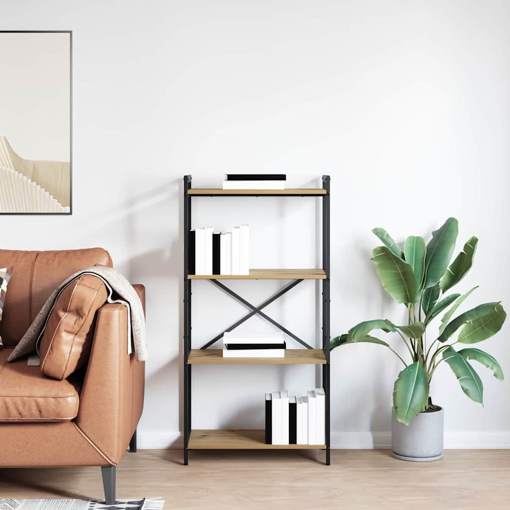 Polica Umjetnički hrast 60 x 30 x 120 cm Konstruirano drvo