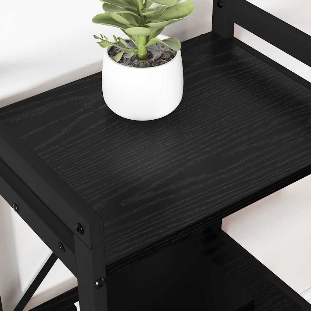 Polica Crni hrast 60 x 30 x 85 cm Konstruirano drvo