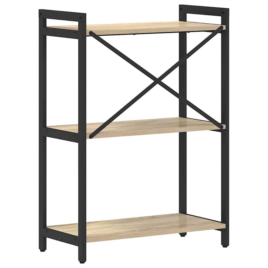 Polica Sonoma hrast 60 x 30 x 85 cm Konstruirano drvo