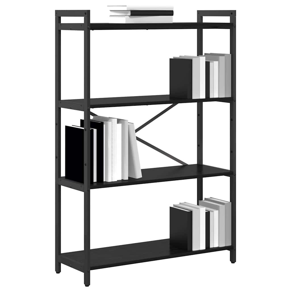 Polica Crni hrast 80 x 30 x 120 cm Konstruirano drvo