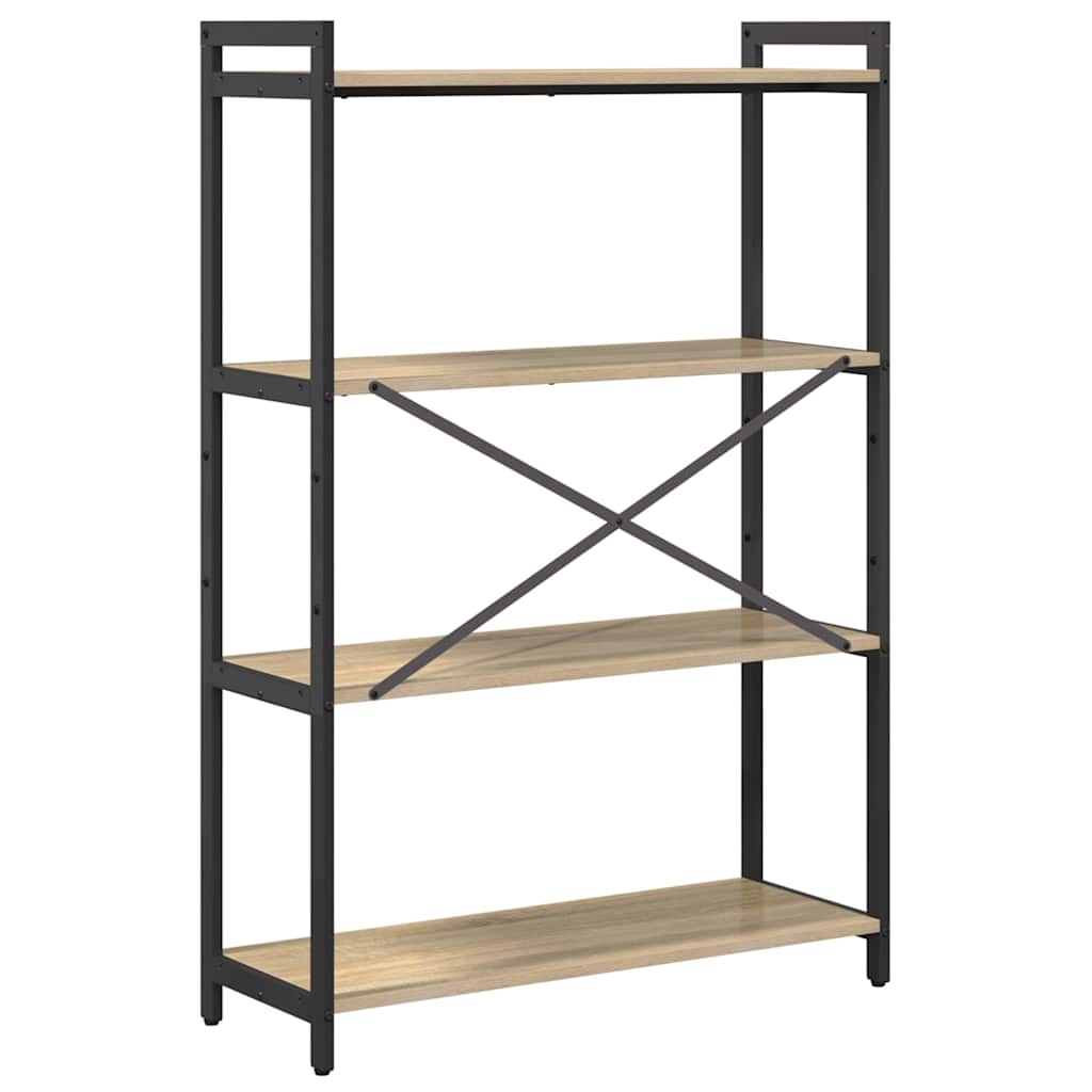 Polica Sonoma hrast 80 x 30 x 120 cm Konstruirano drvo