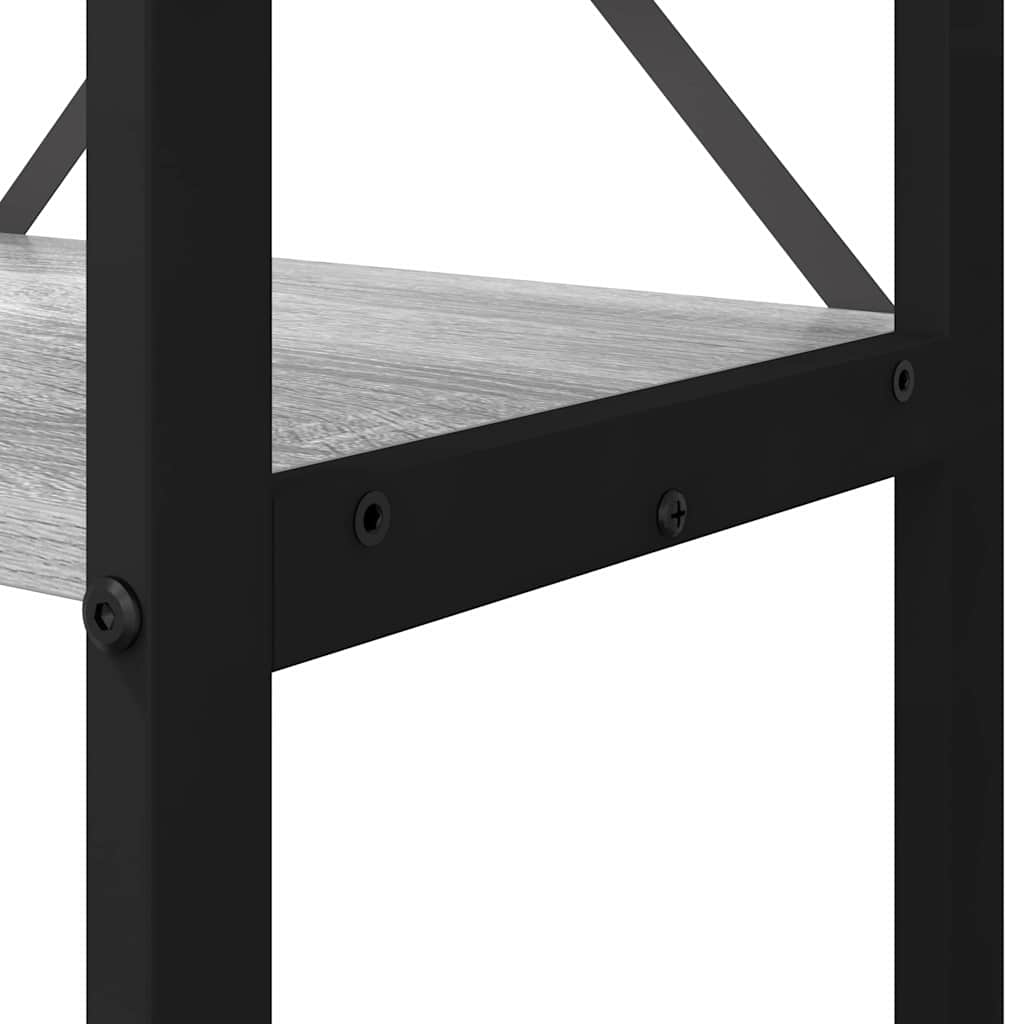 Polica Sivi hrast sonoma 80 x 30 x 120 cm Konstruirano drvo