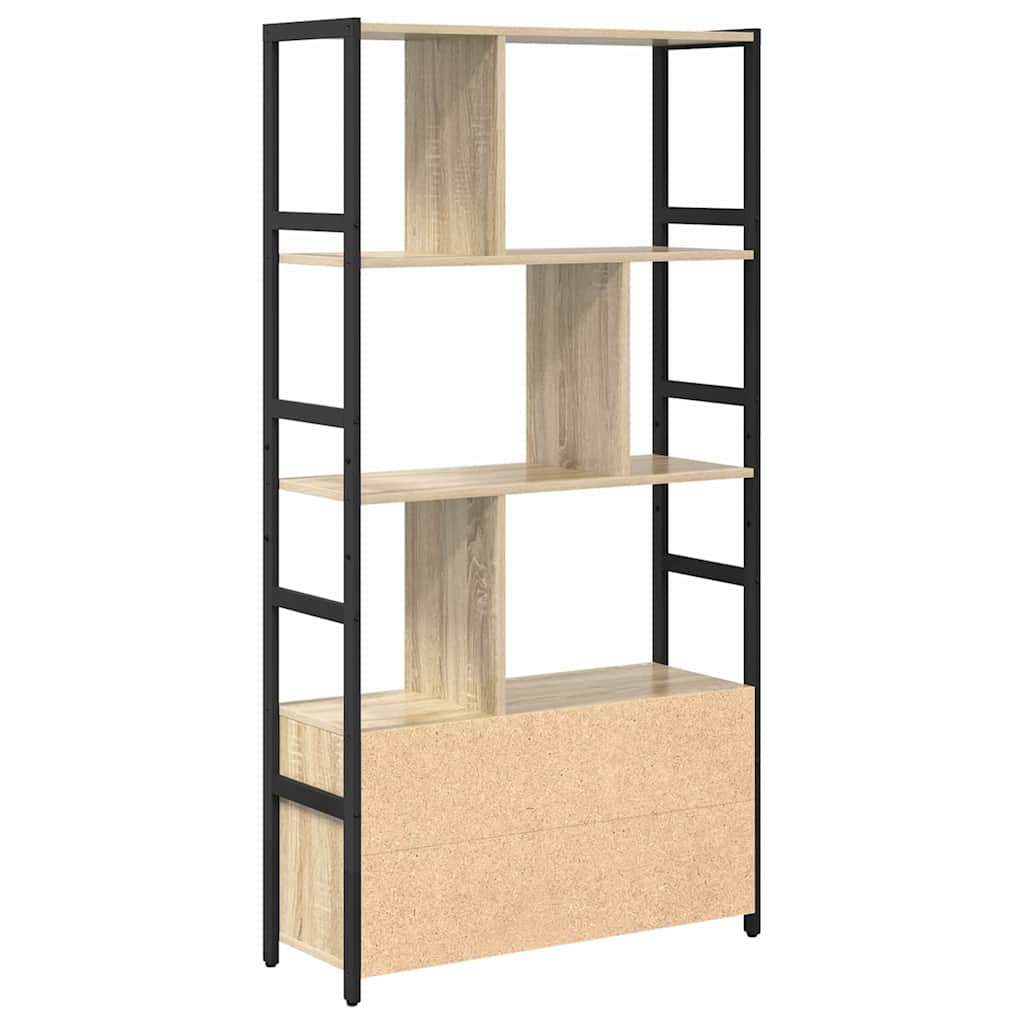 Polica Sonoma hrast 80 x 30 x 155,5 cm Konstruirano drvo