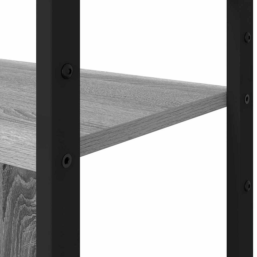 Polica Sivi hrast sonoma 80 x 30 x 155,5 cm Konstruirano drvo