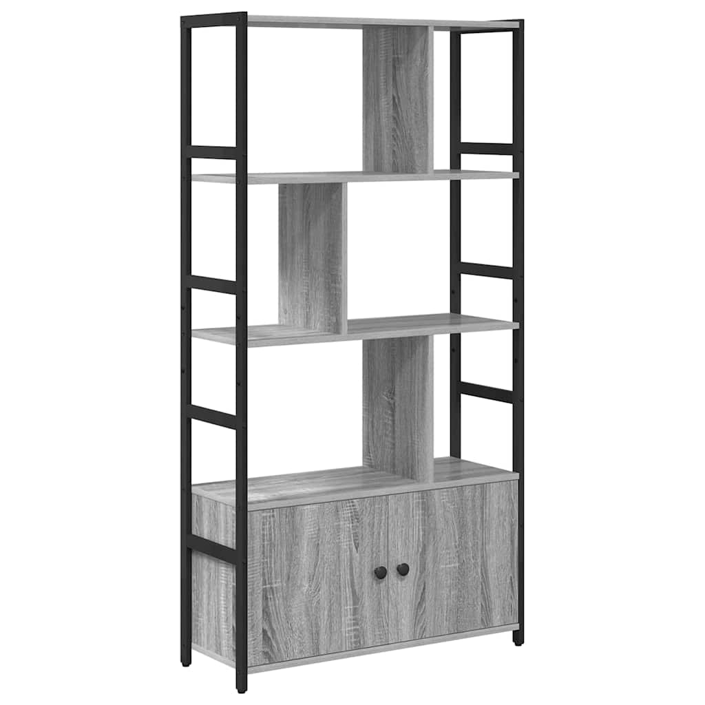 Polica Sivi hrast sonoma 80 x 30 x 155,5 cm Konstruirano drvo