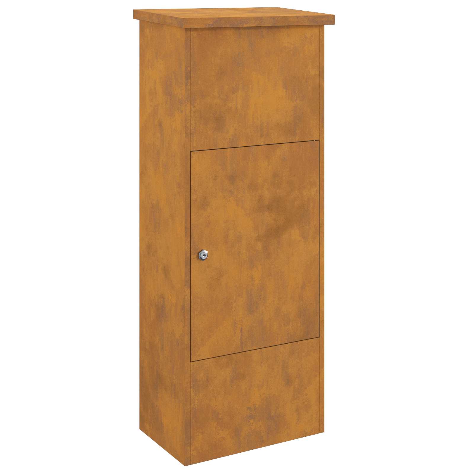 Sandučić za pakete s pohranom Rđa 44,5 x 29 x 110,5 cm
