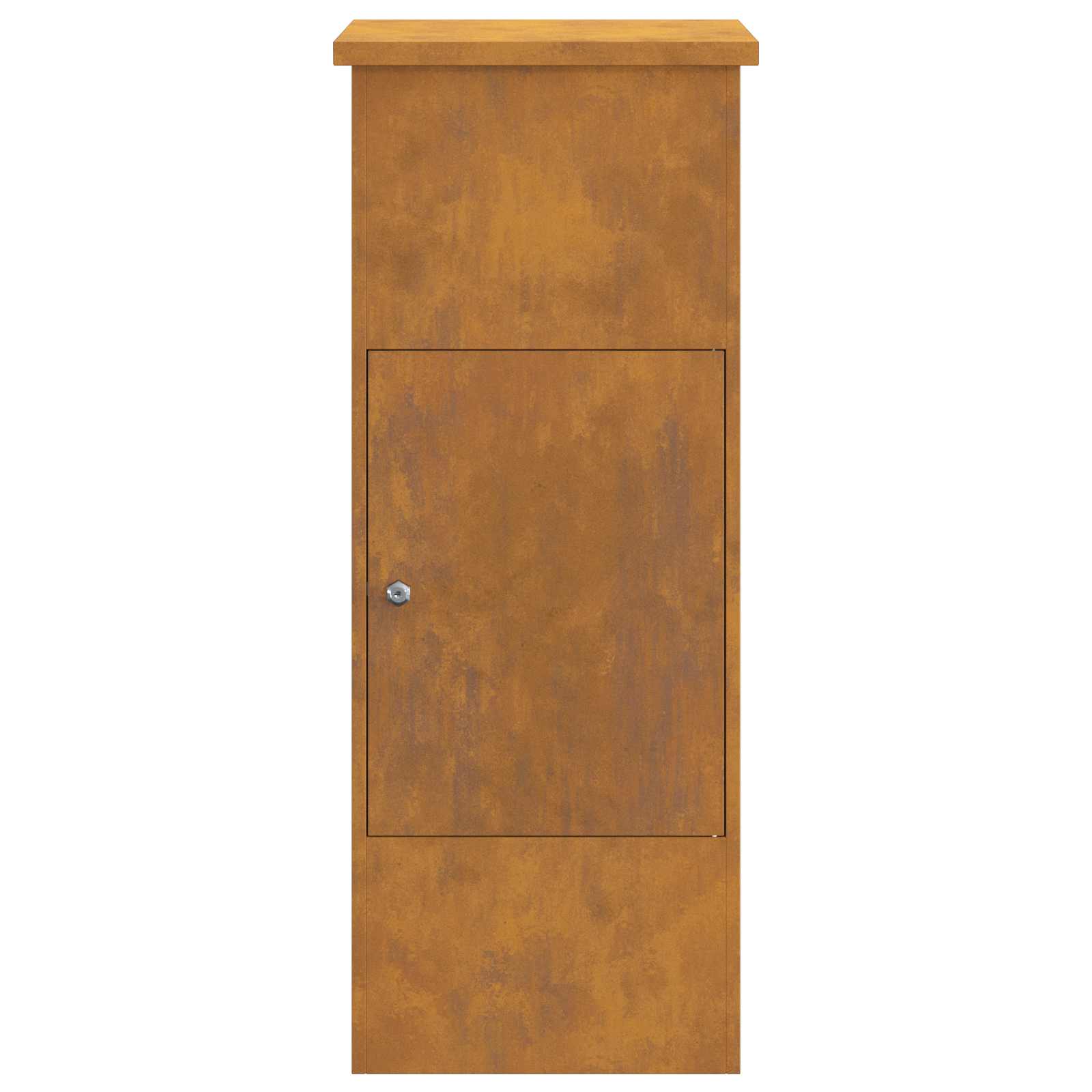 Sandučić za pakete s pohranom Rđa 44,5 x 29 x 110,5 cm