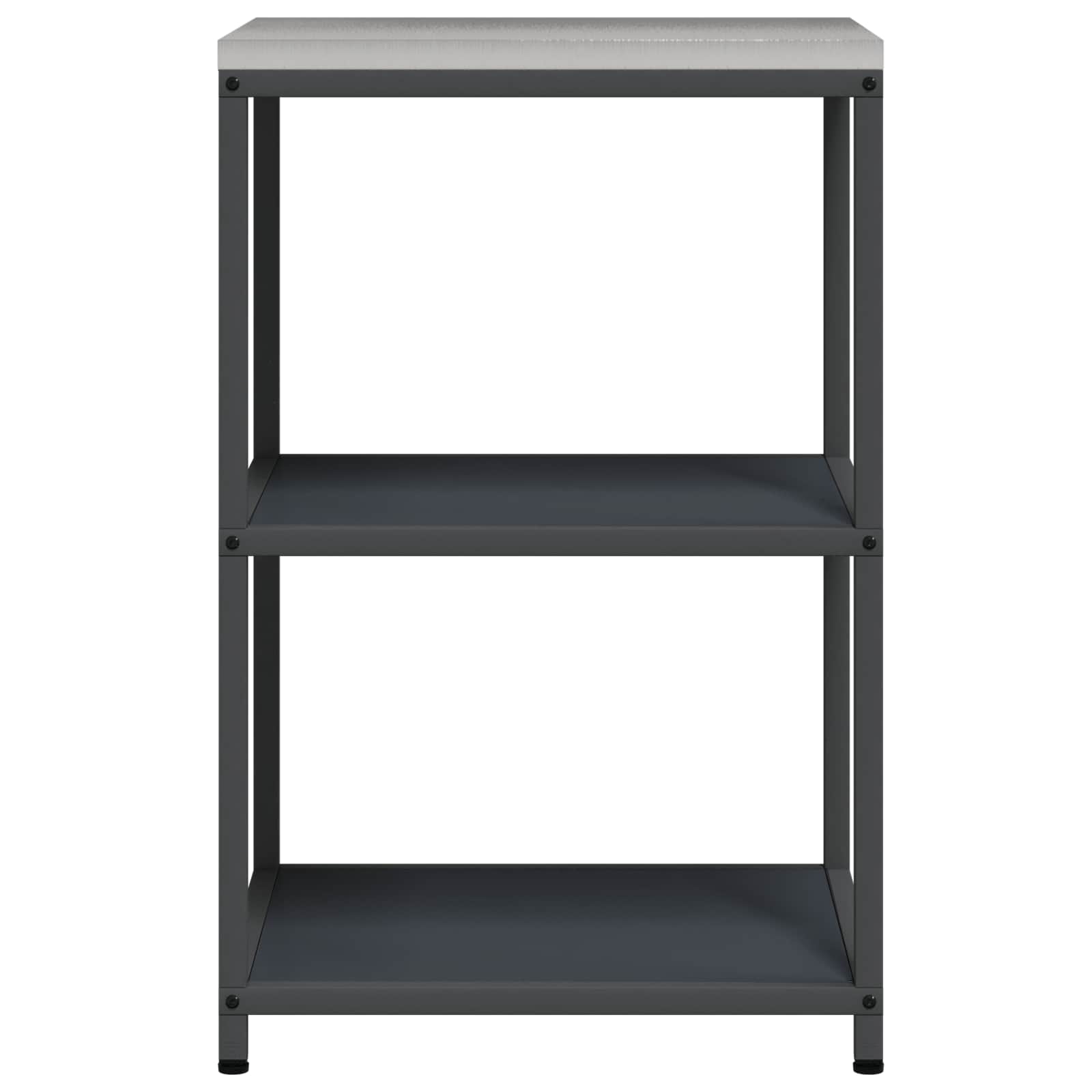 Kuhinjsko skladištenje s policom Antracit 60 x 50 x 92 cm Čelik