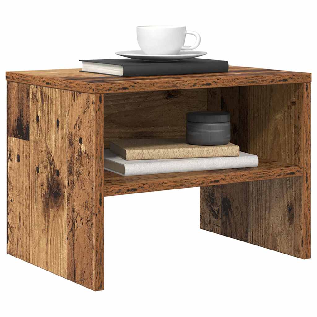 Noćni ormar 2 pcs Staro drvo 40 x 40 x 30 cm Konstruirano drvo