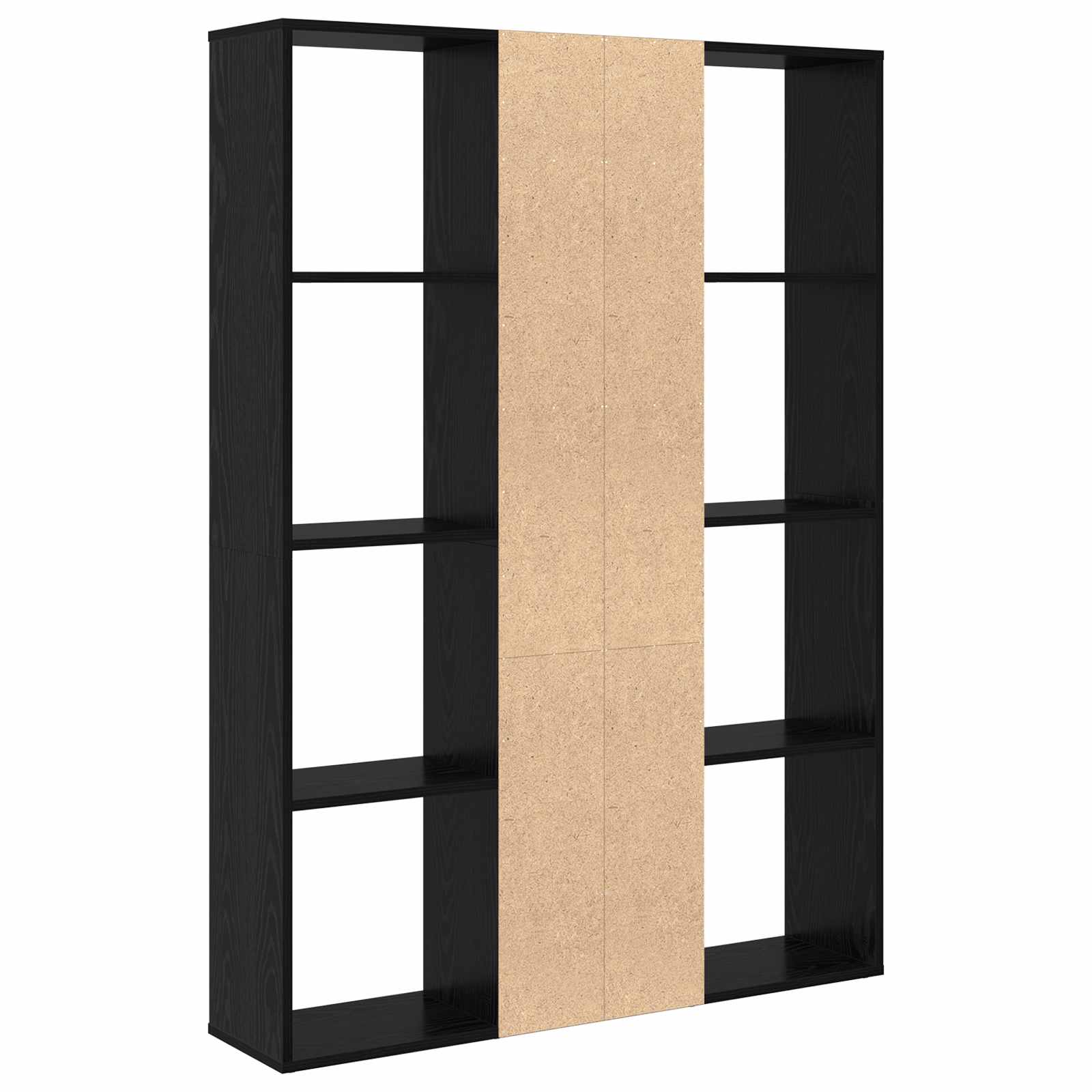 Pregradna pregača s policom Crni hrast 100 x 24 x 140 cm