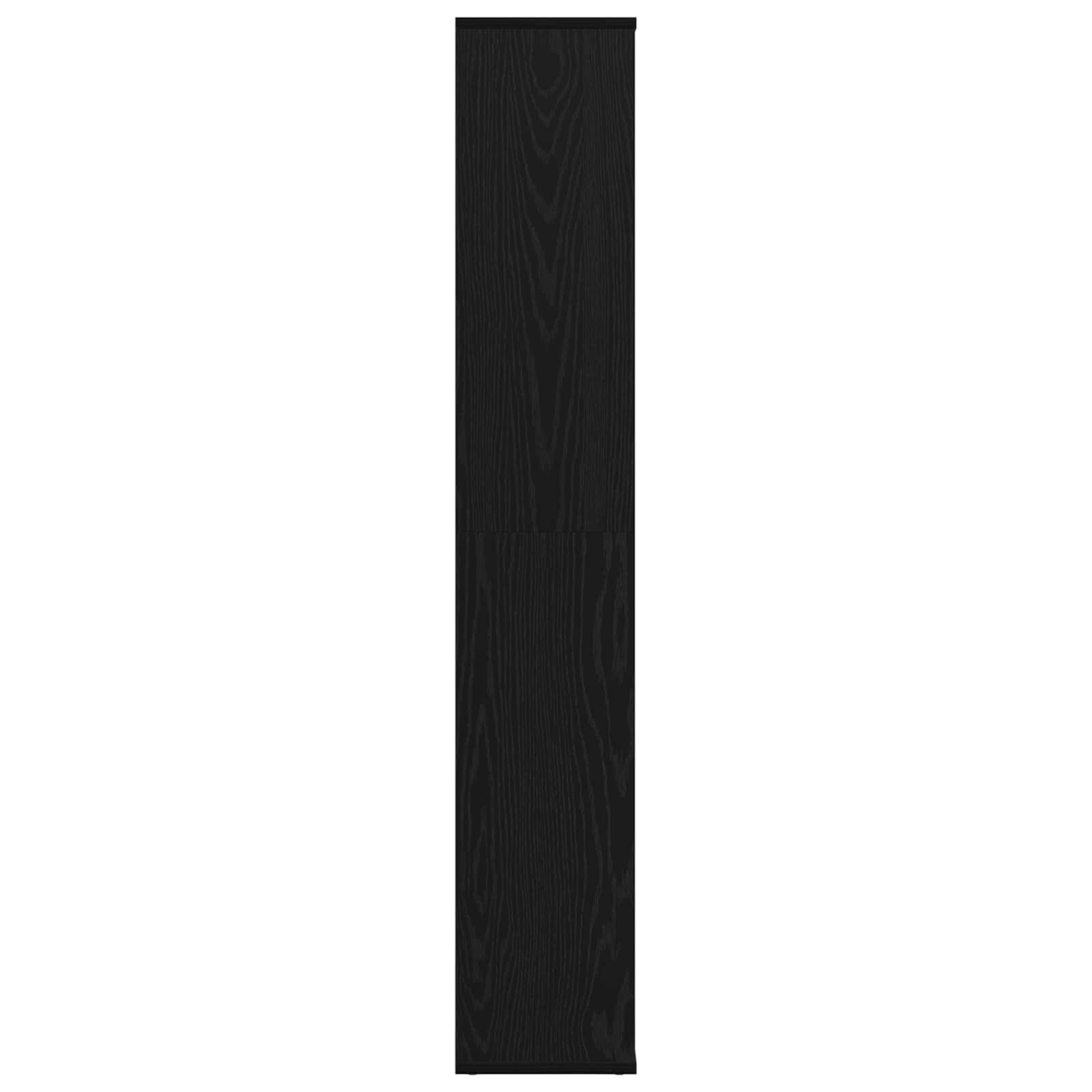 Pregradna pregača s policom Crni hrast 100 x 24 x 140 cm