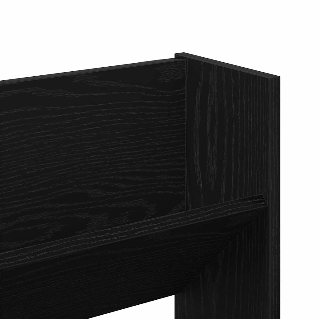 Ormar za cipele s policom 2 pcs Crni hrast 83 x 18 x 60 cm