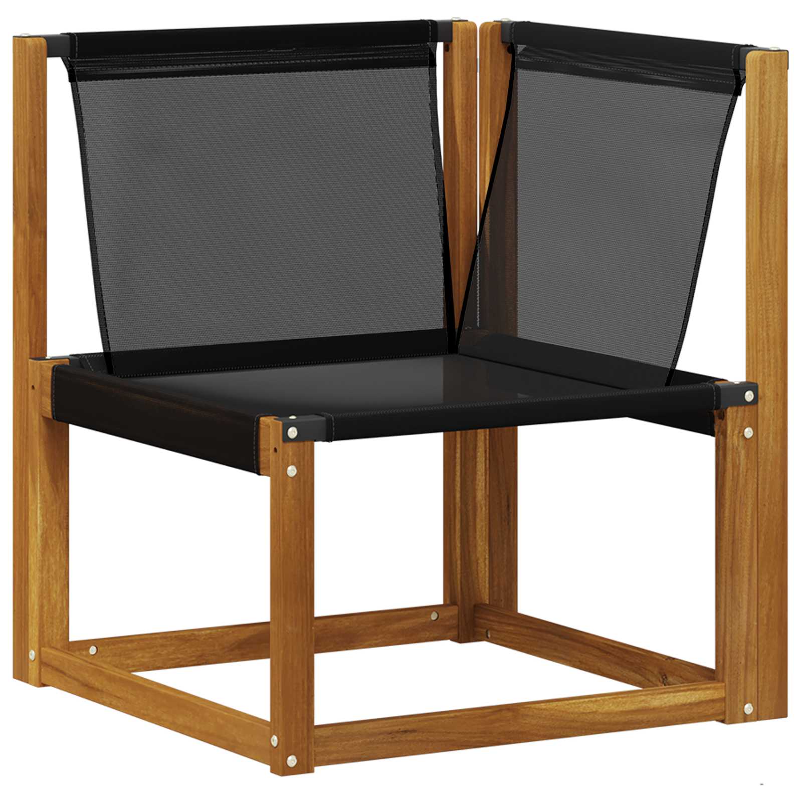 Set vanjskih sofa 8 kom. Prirodna i crna
