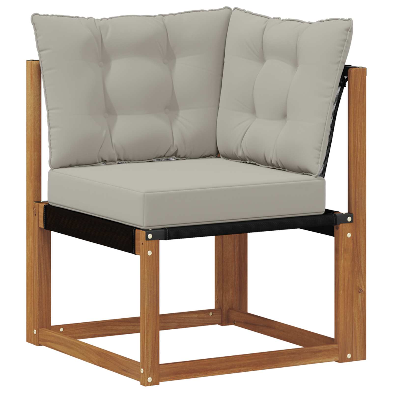 Set vanjskih sofa 7 kom. Prirodna i svjetlosiva