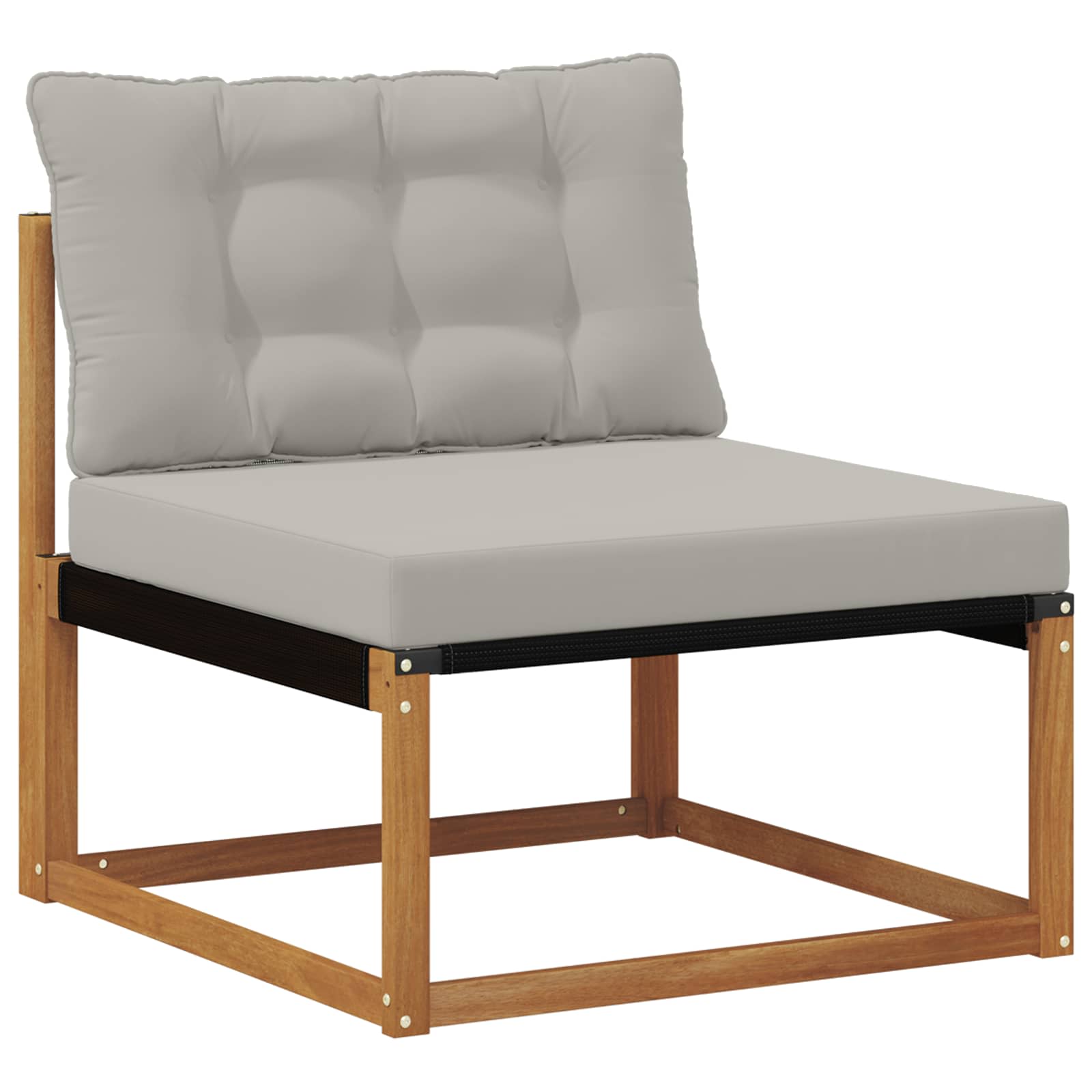 Set vanjskih sofa 7 kom. Prirodna i svjetlosiva
