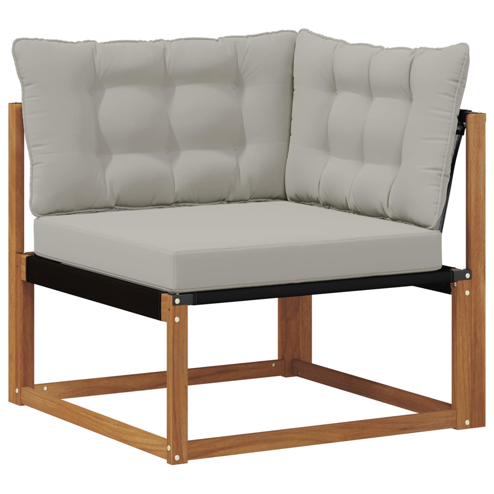 Set vanjskih sofa 7 kom. Prirodna i svjetlosiva