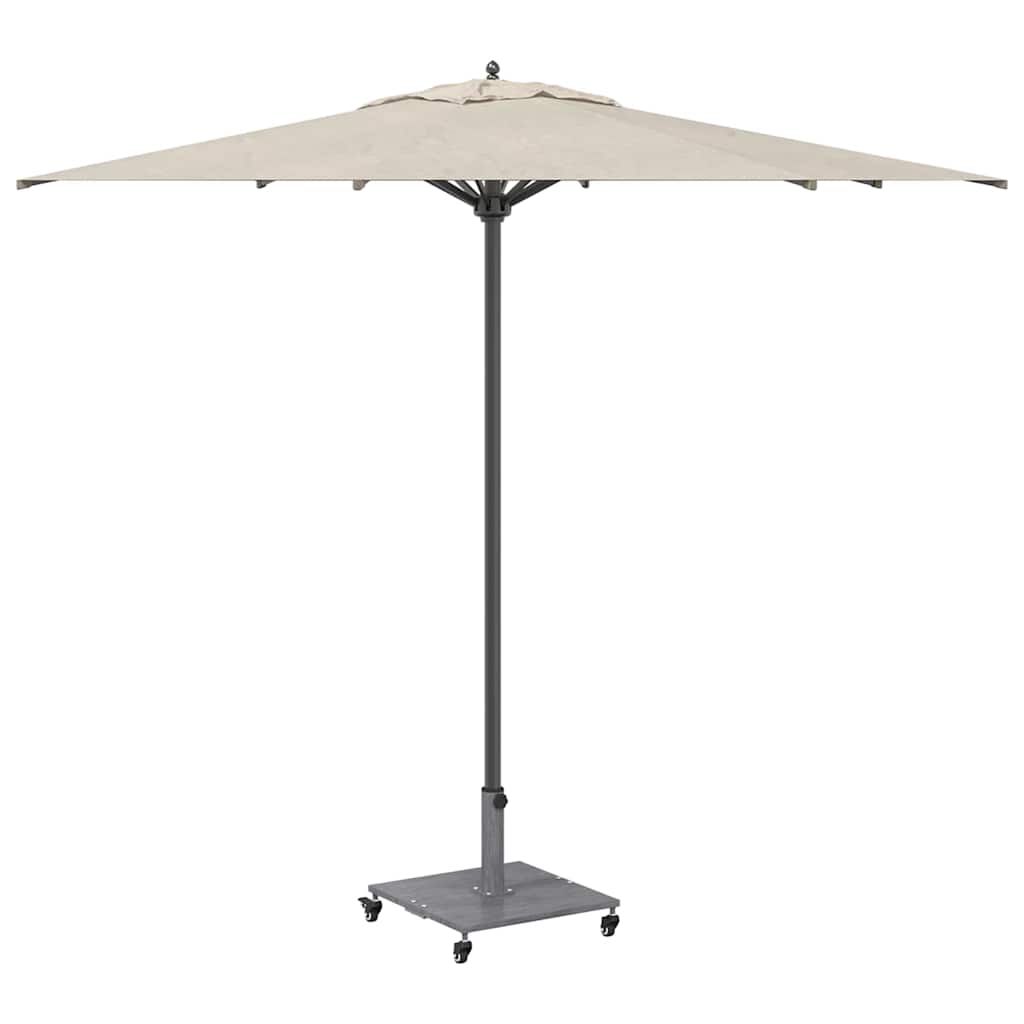 Baza za suncobran Tamno siva drvena izgled 45 x 45 x 31,5 cm